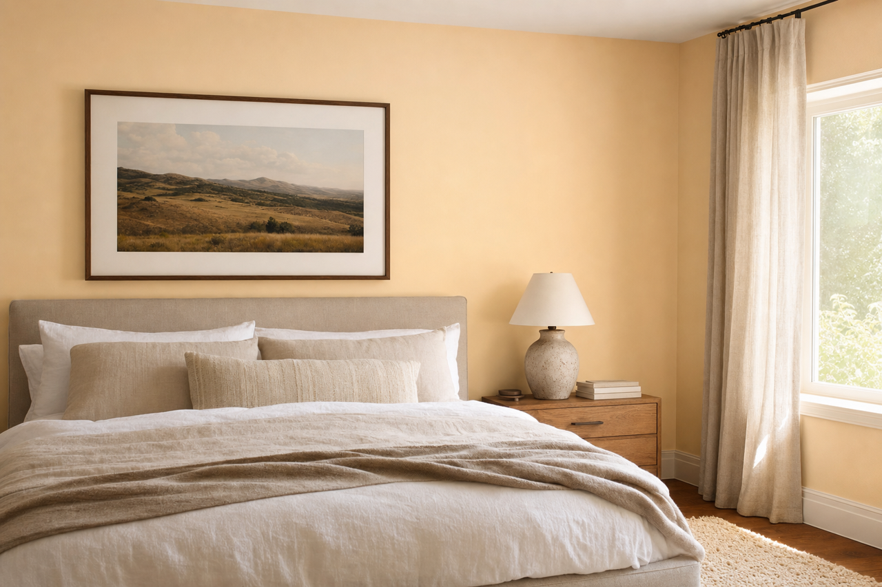 Windsor Cream by Benjamin Moore on interiors