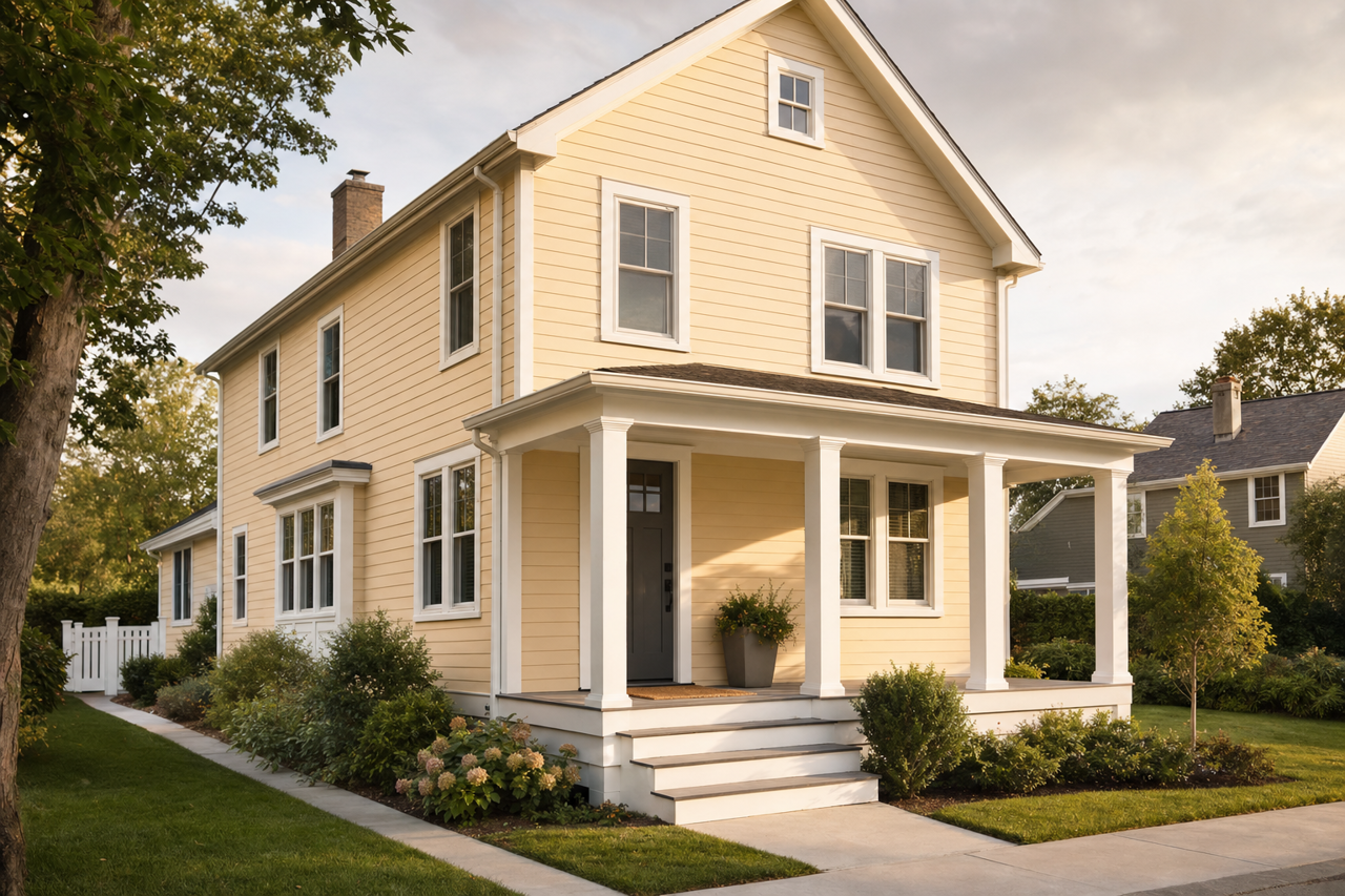 Devon by Benjamin Moore on exterior
