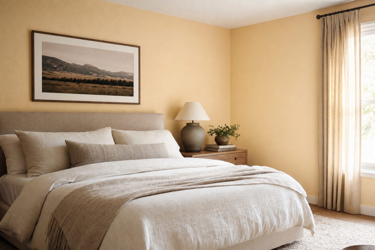 French Vanilla by Benjamin Moore on interiors