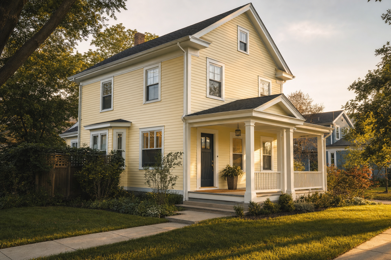 Angels by Benjamin Moore on exterior