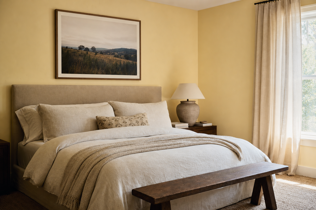 Cashmere by Benjamin Moore on interiors