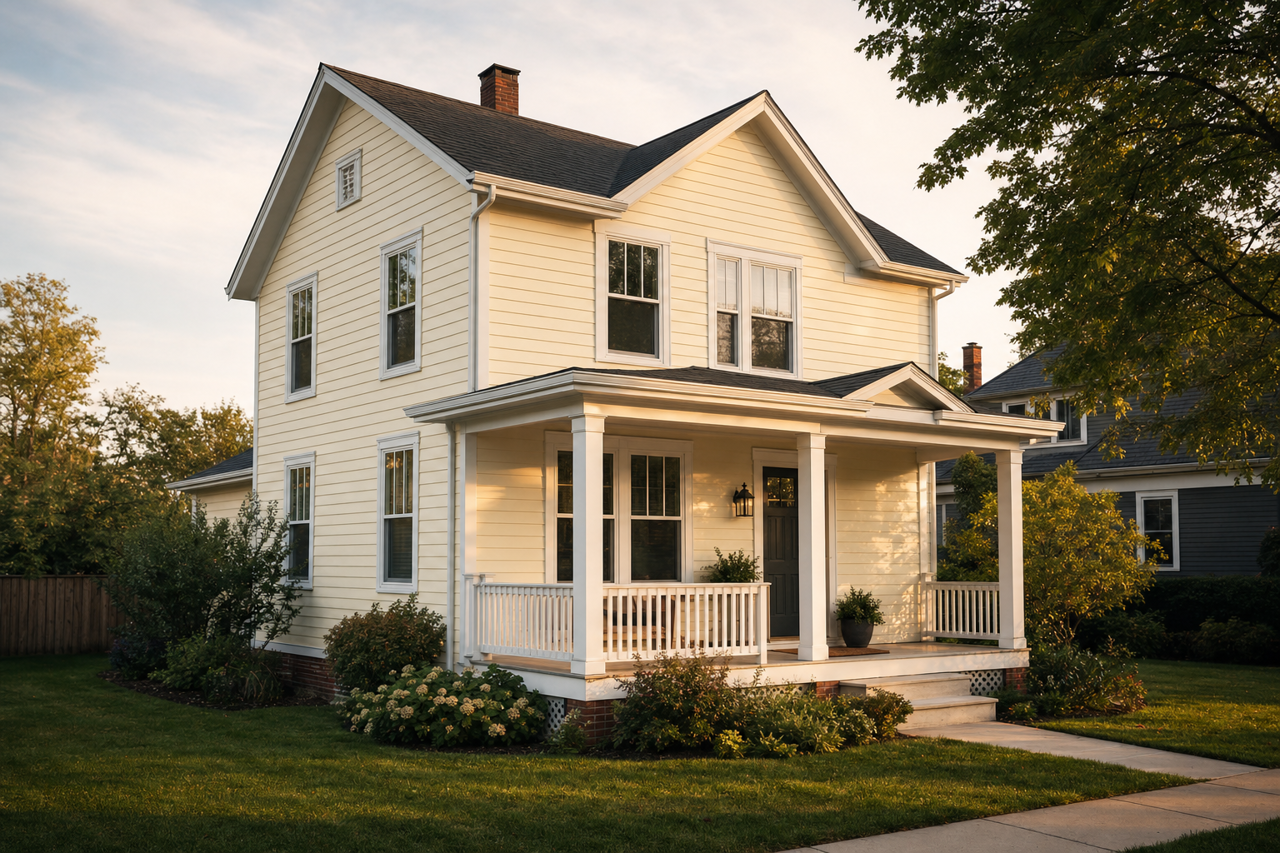 Blossom by Benjamin Moore on exterior