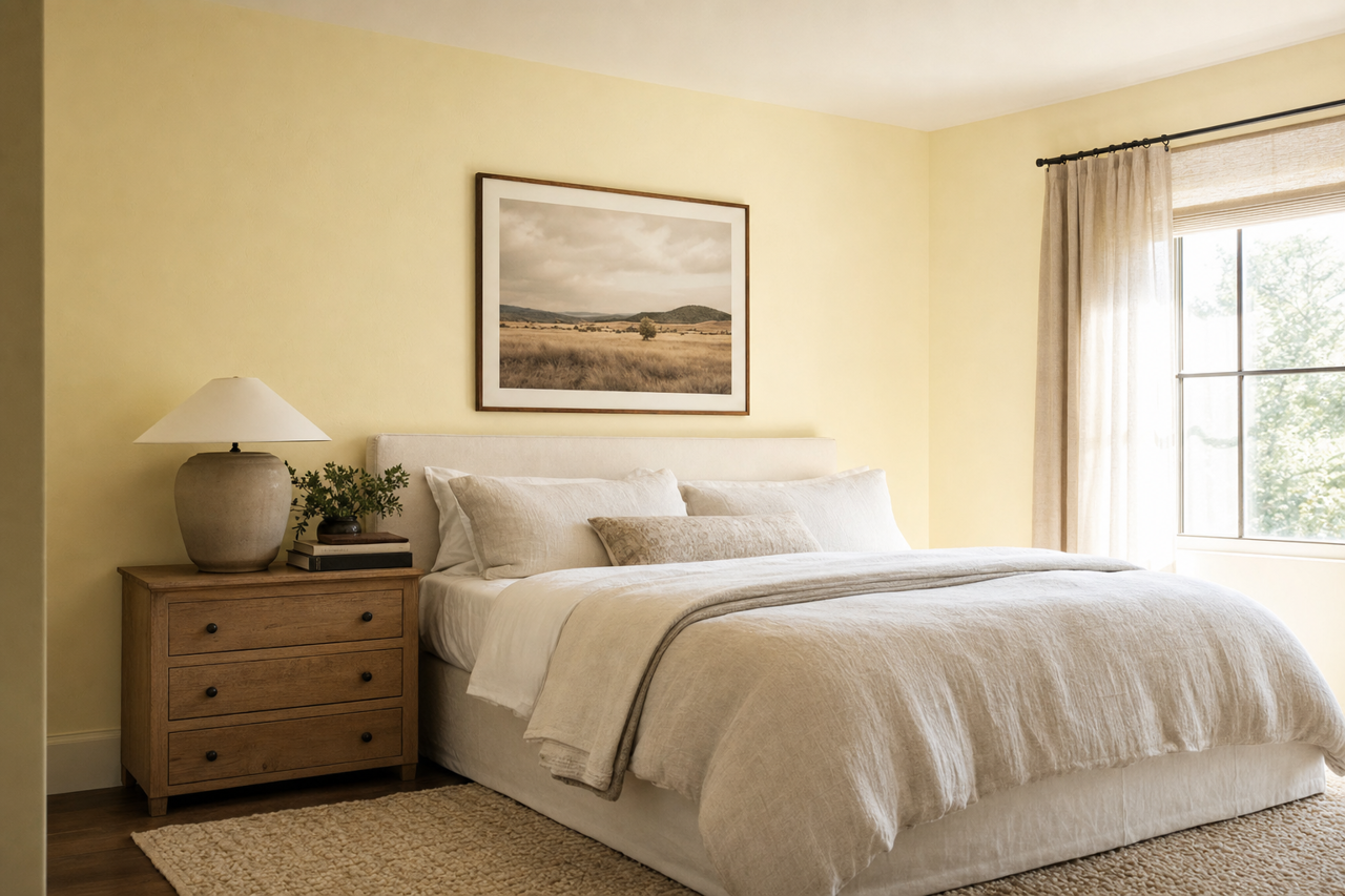 Blossom by Benjamin Moore on interiors