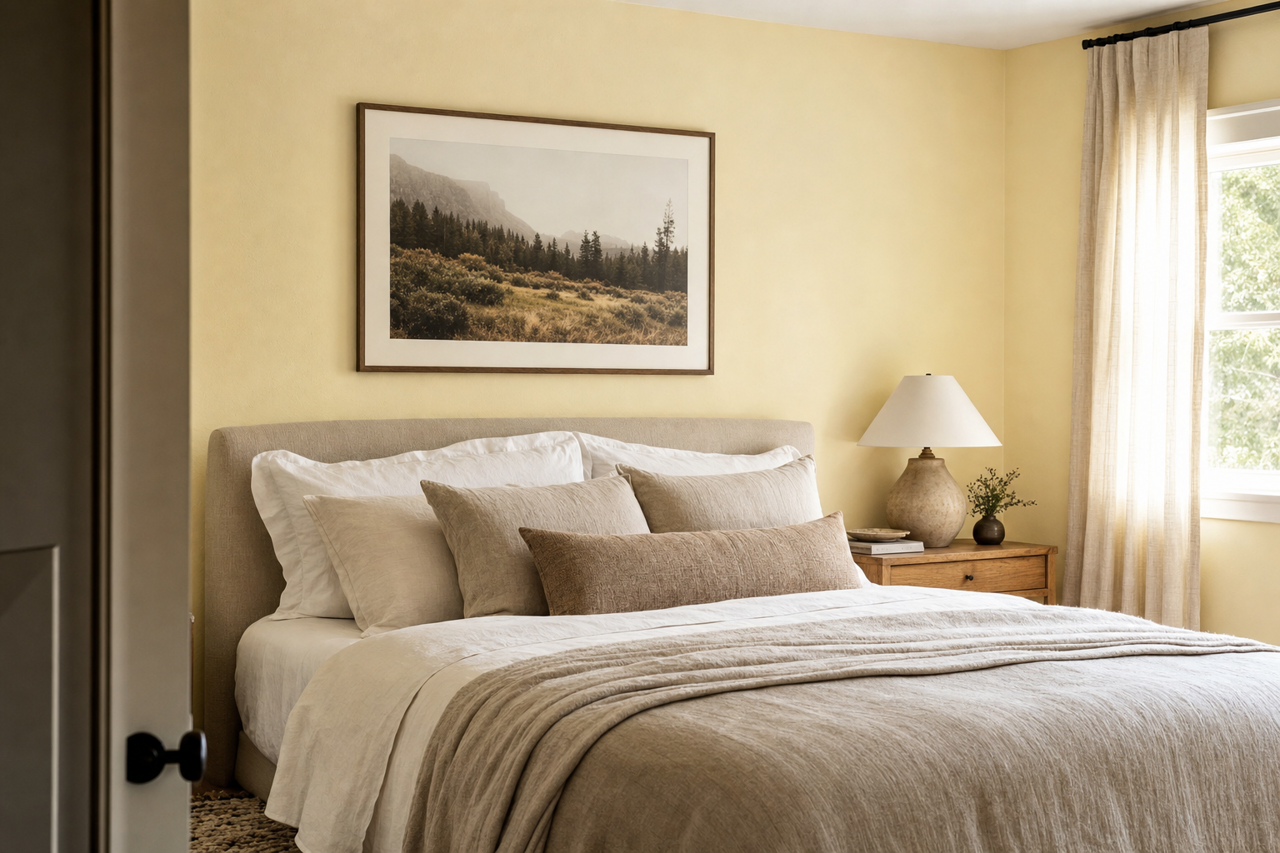 Light by Benjamin Moore on interiors