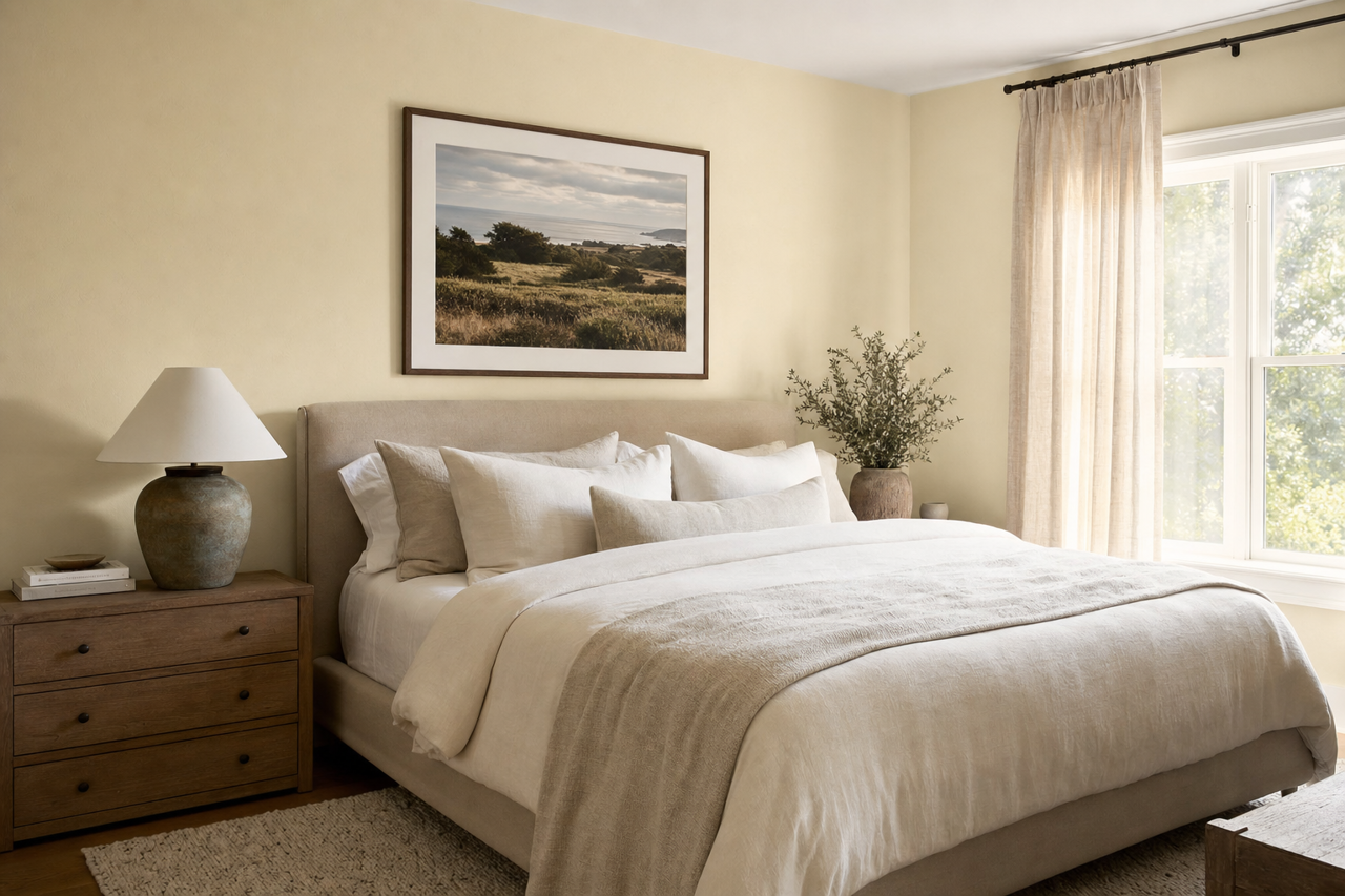Ancient Ivory by Benjamin Moore on interiors