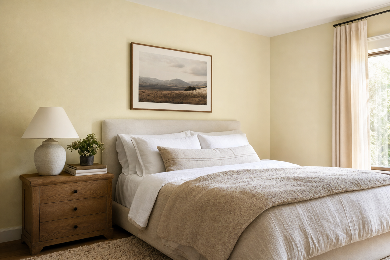 Celery Salt by Benjamin Moore on interiors