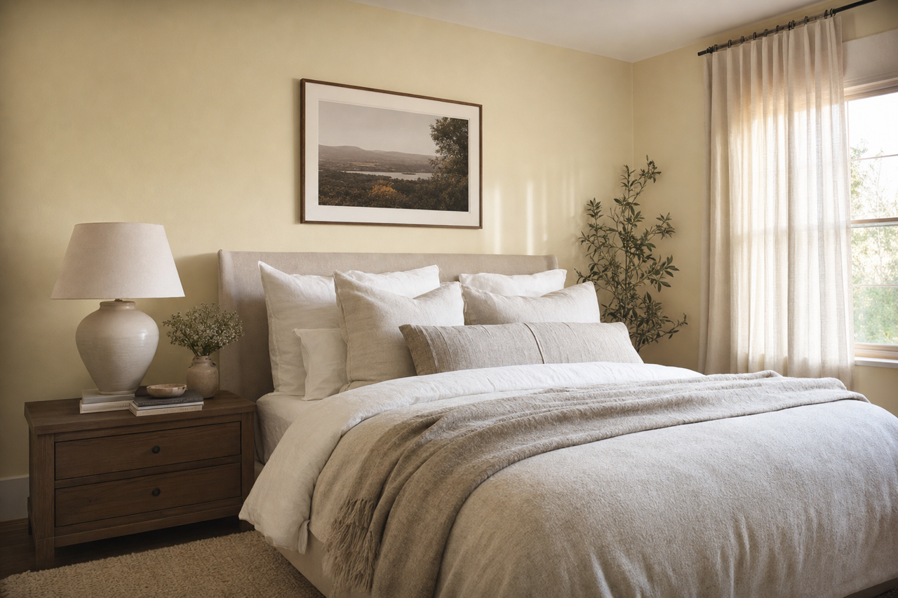 Seaspray by Benjamin Moore on interiors