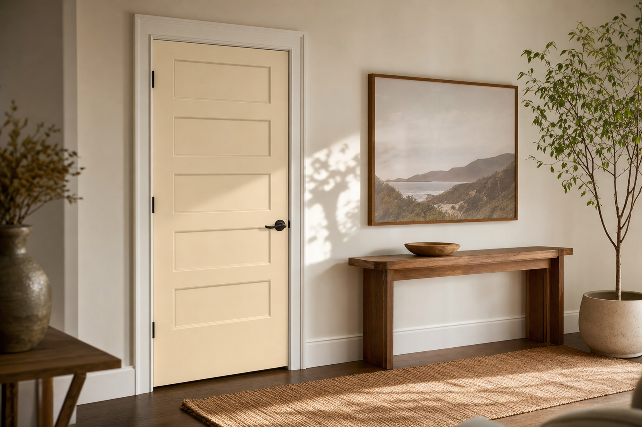 Navajo by Benjamin Moore on interior-doors