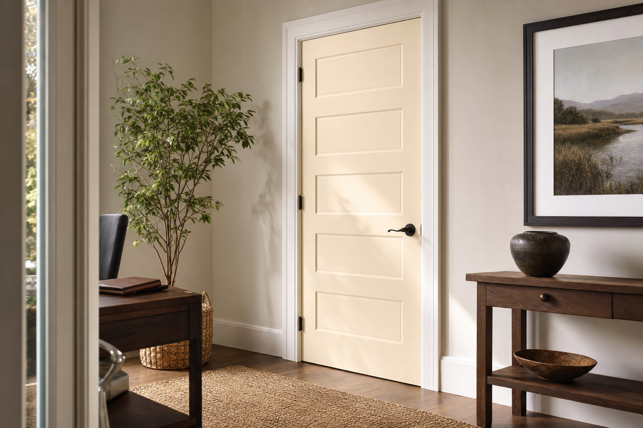 Sandy by Benjamin Moore on interior-doors