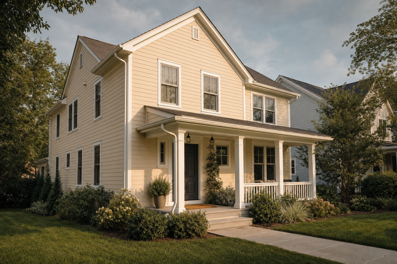 Cayman by Benjamin Moore on exterior