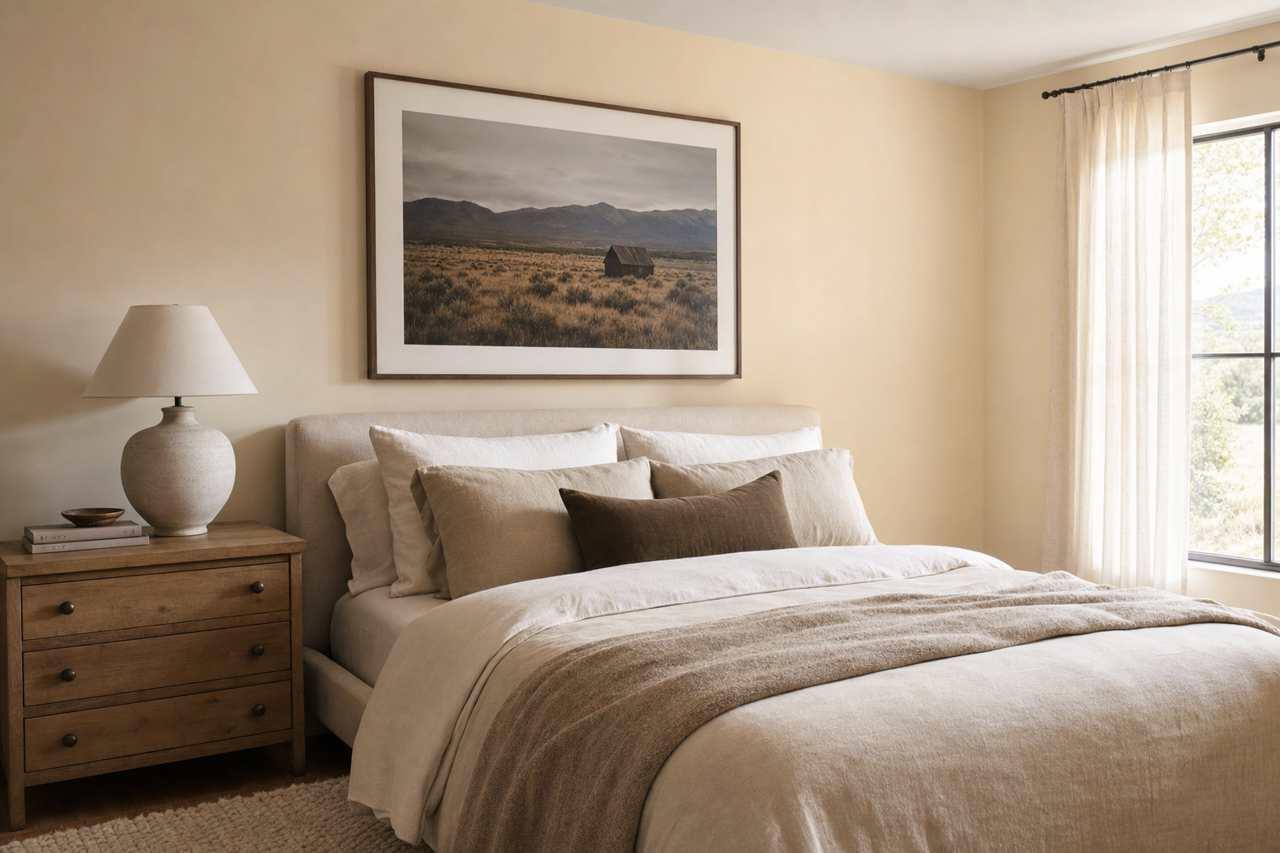 Feather by Benjamin Moore on interiors