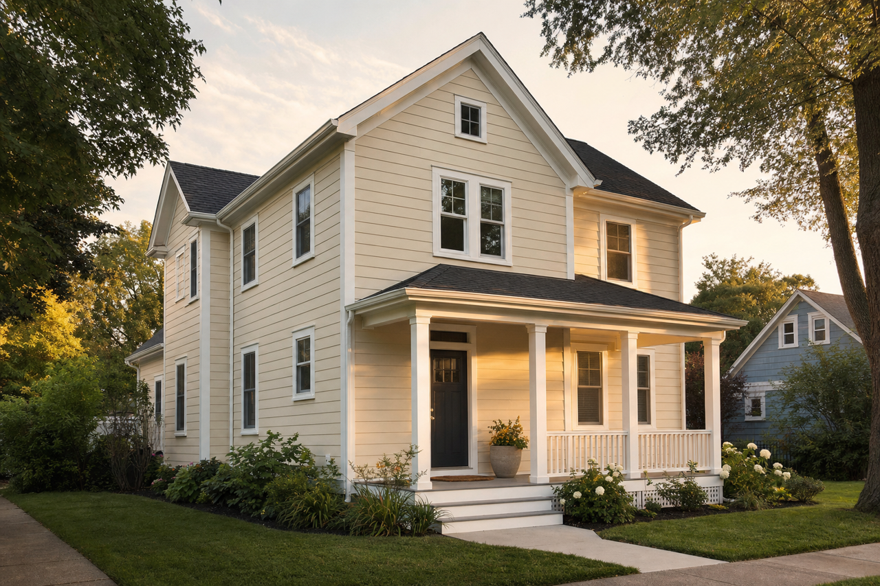 Temporal Spirit by Benjamin Moore on exterior