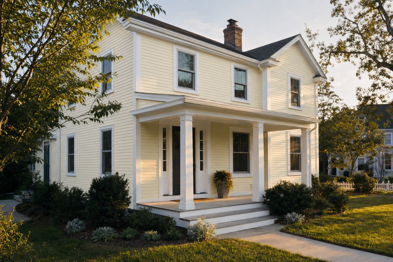 Cloud by Benjamin Moore on exterior