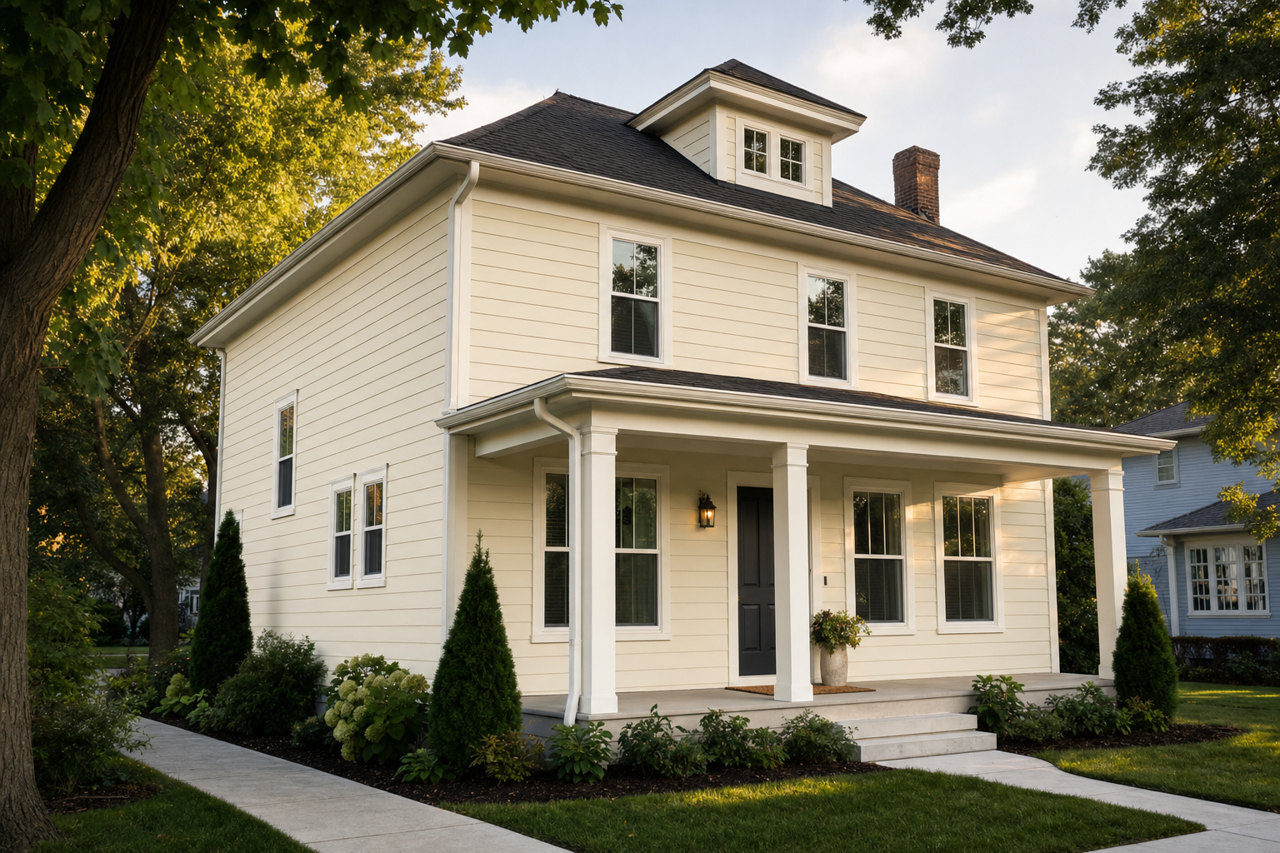 Dune by Benjamin Moore on exterior