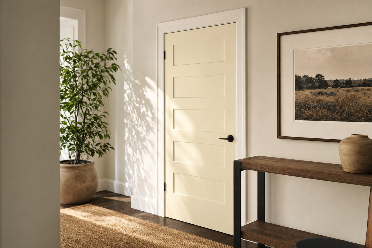 Dune by Benjamin Moore on interior-doors