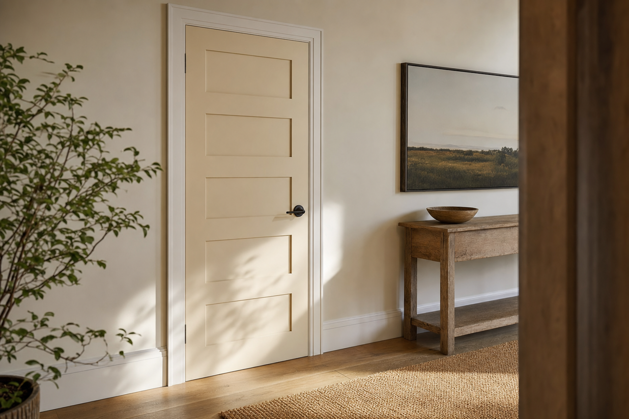 Olympic by Benjamin Moore on interior-doors