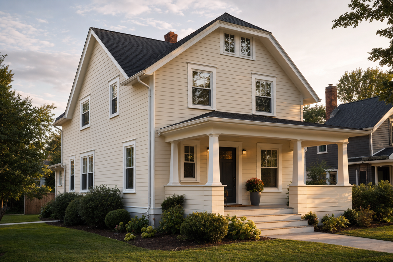 Alaskan Skies by Benjamin Moore on exterior