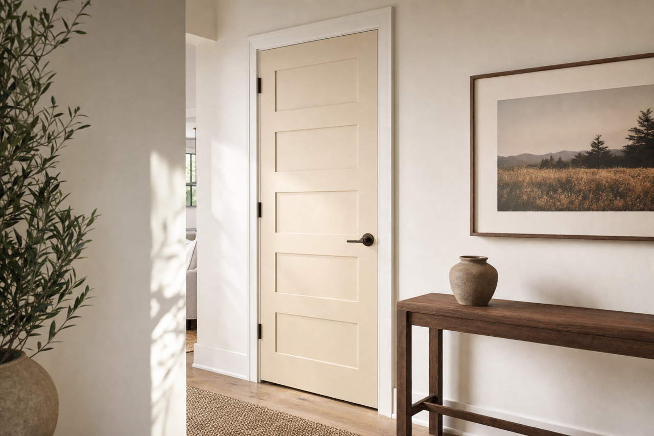 Alaskan Skies by Benjamin Moore on interior-doors