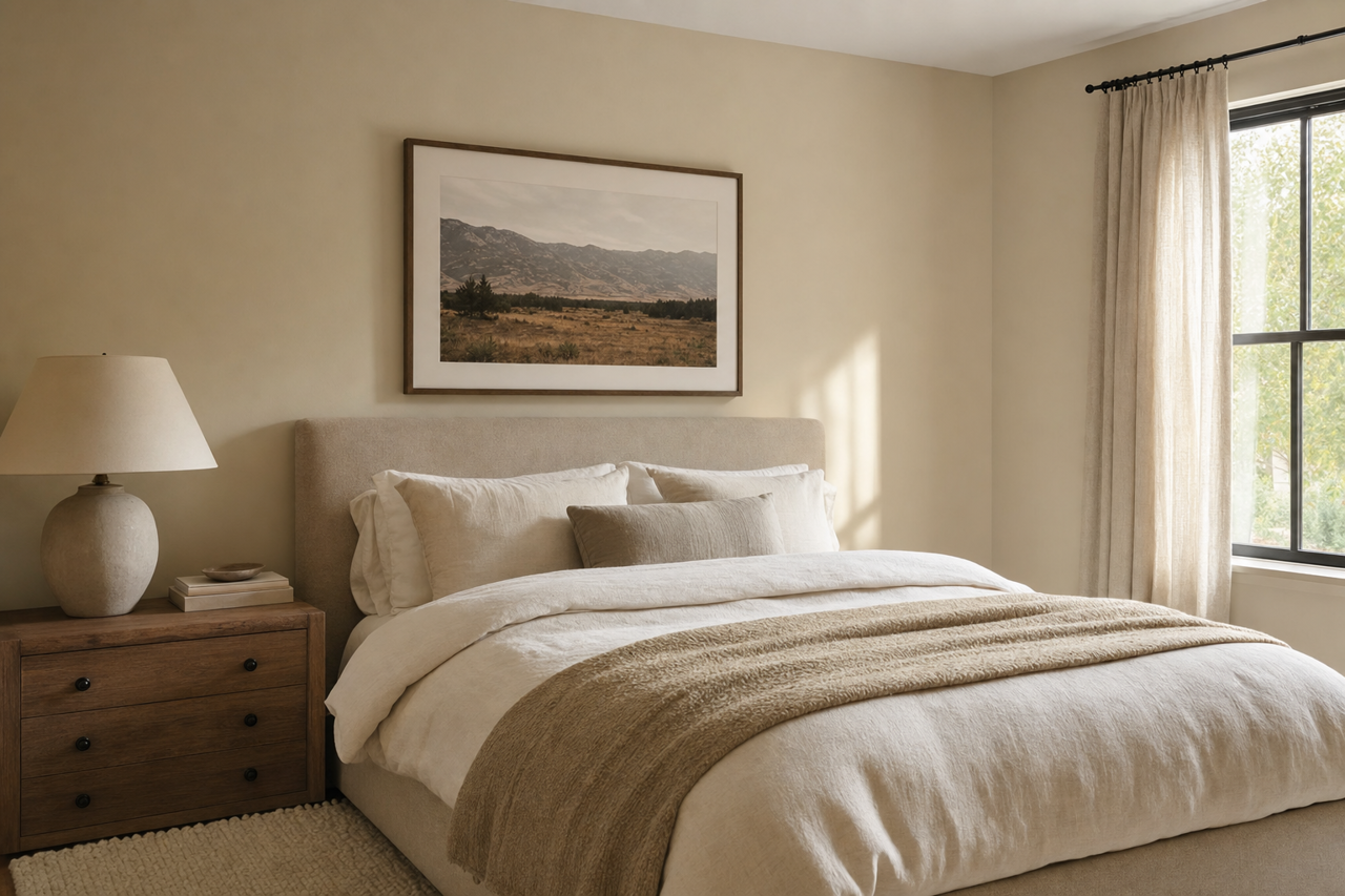 Ice Formations by Benjamin Moore on interiors