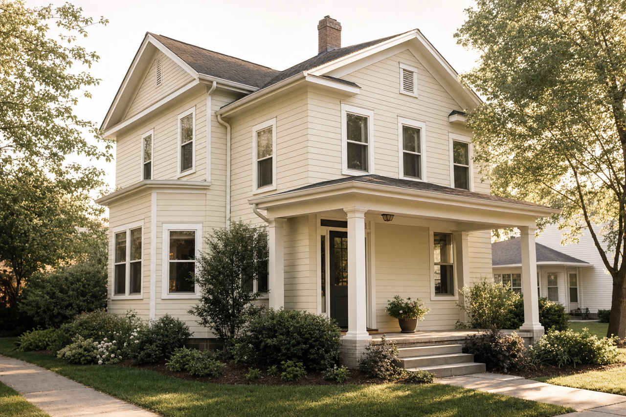 Wind's Breath by Benjamin Moore on exterior