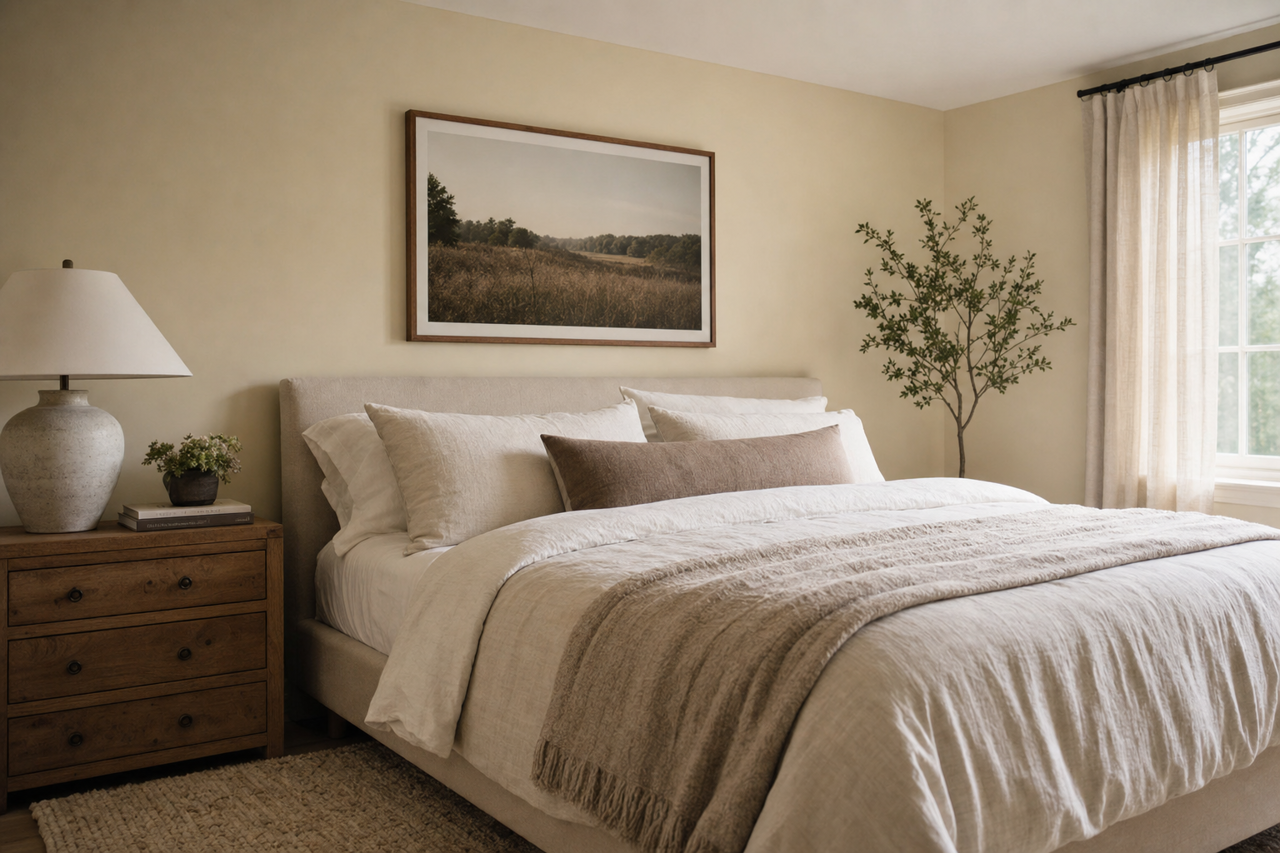 Wind's Breath by Benjamin Moore on interiors