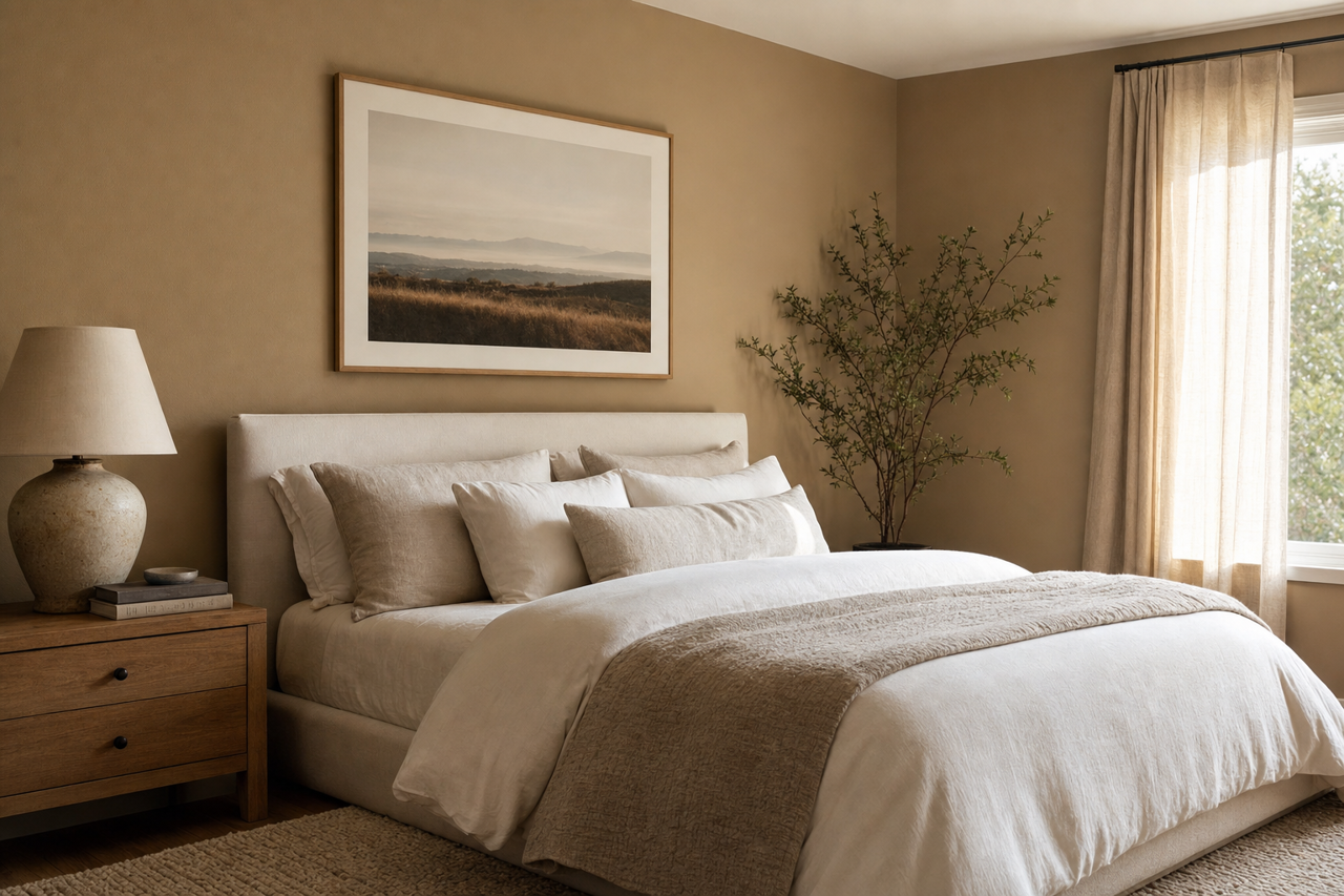Smoky Ash by Benjamin Moore on interiors