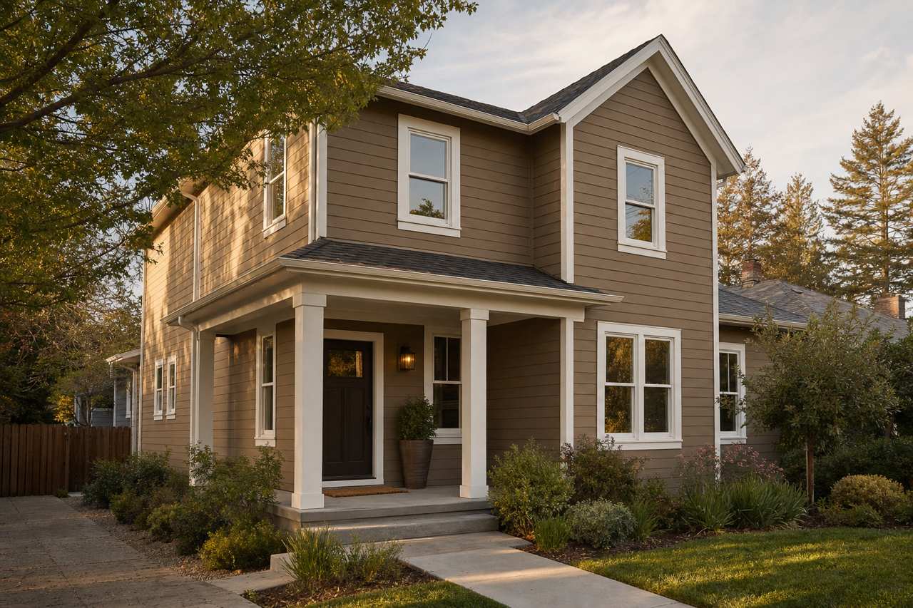 Buckhorn by Benjamin Moore on exterior