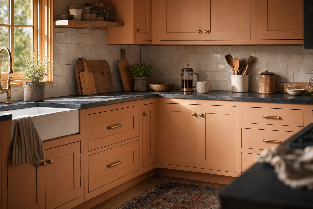 Hampshire by Benjamin Moore on cabinets