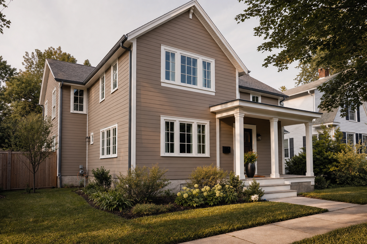 Beachcomber by Benjamin Moore on exterior