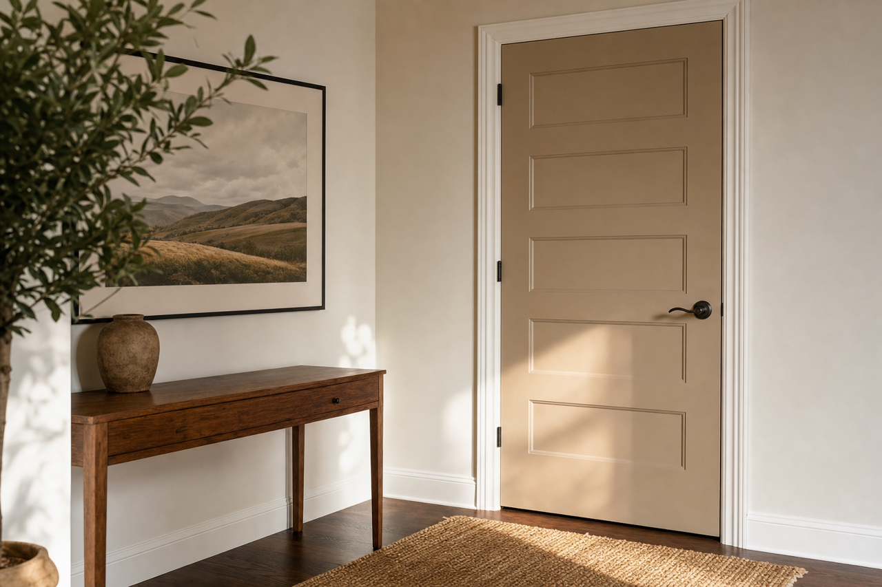 Cabot by Benjamin Moore on interior-doors