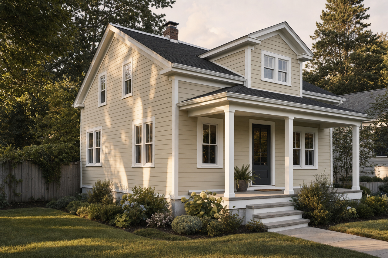 Coastal by Benjamin Moore on exterior