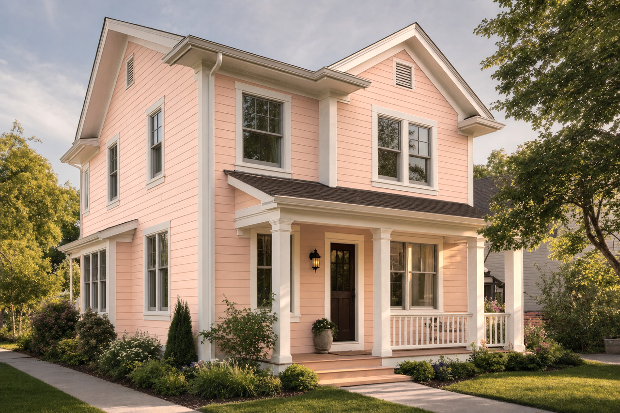 San by Benjamin Moore on exterior