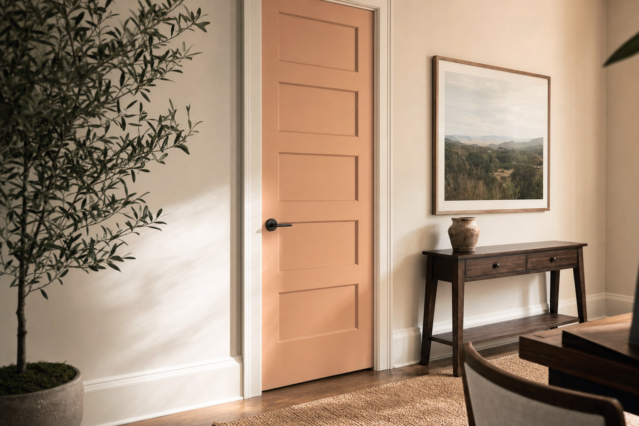 Sierra Ridge by Benjamin Moore on interior-doors