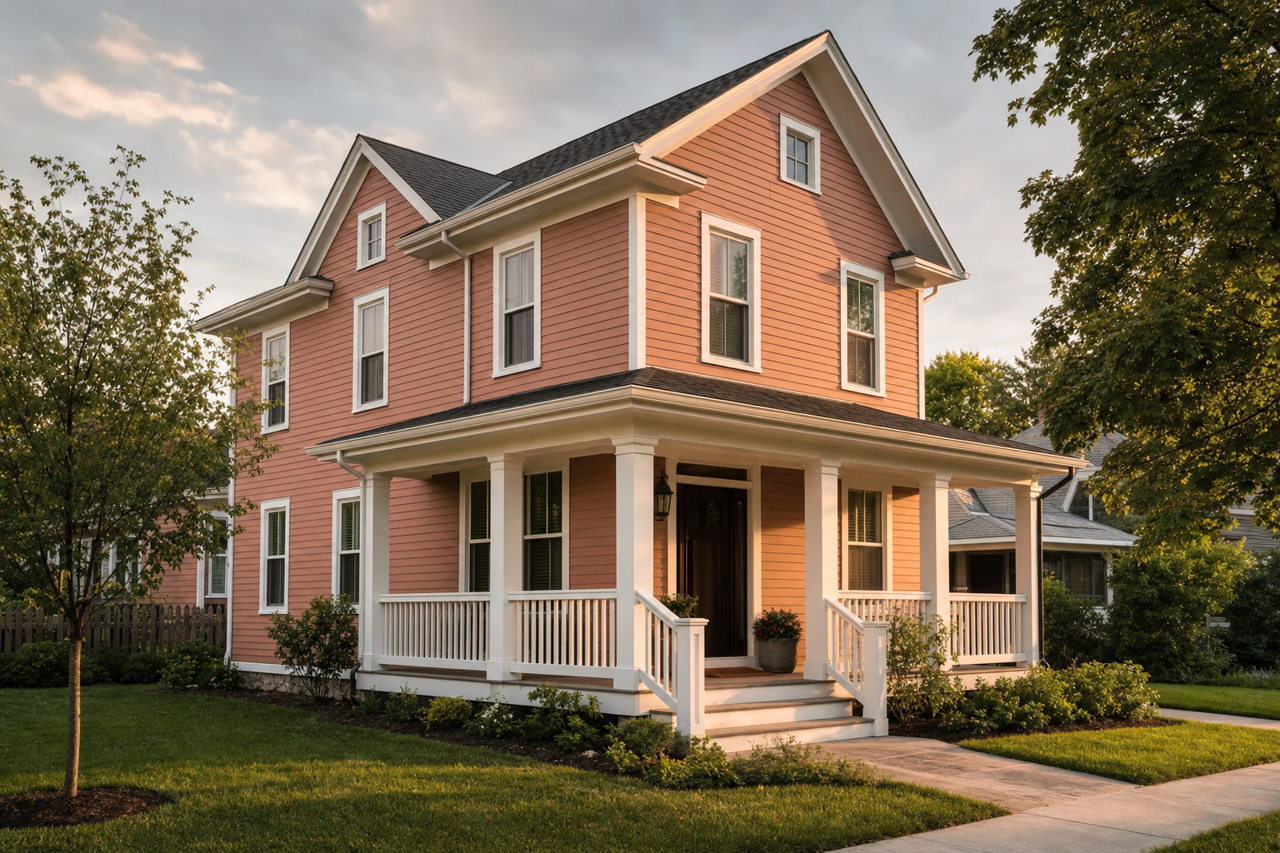 Copper by Benjamin Moore on exterior