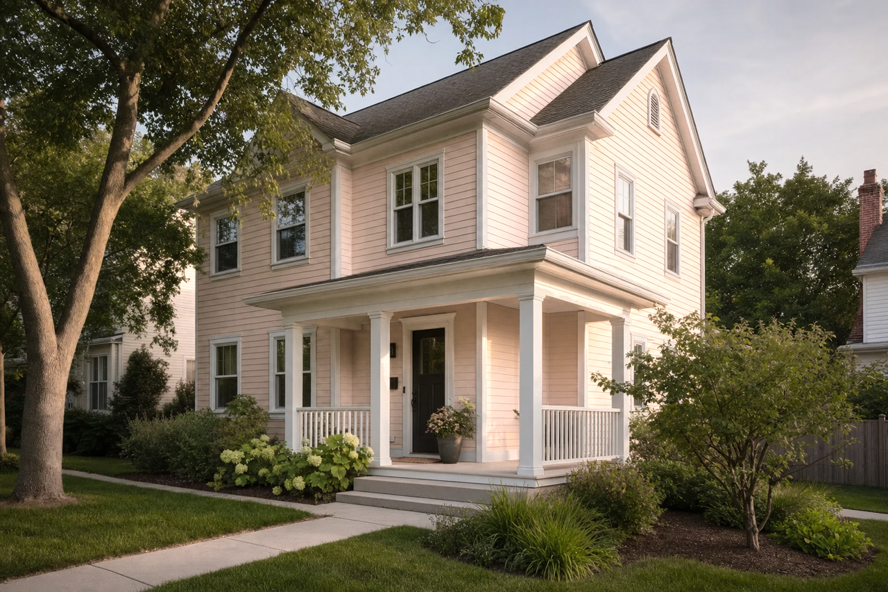 Mochachino by Benjamin Moore on exterior