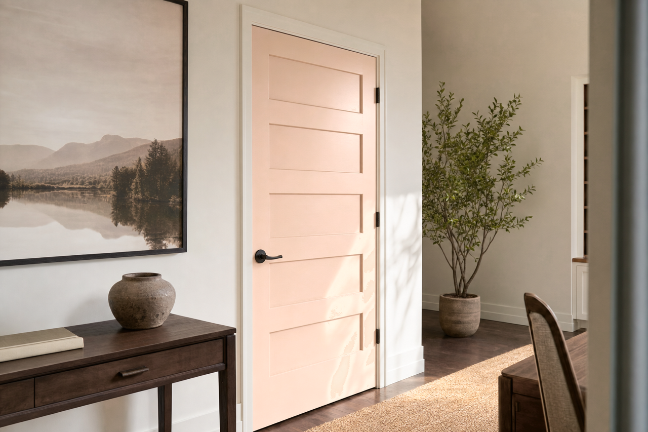 Mochachino by Benjamin Moore on interior-doors