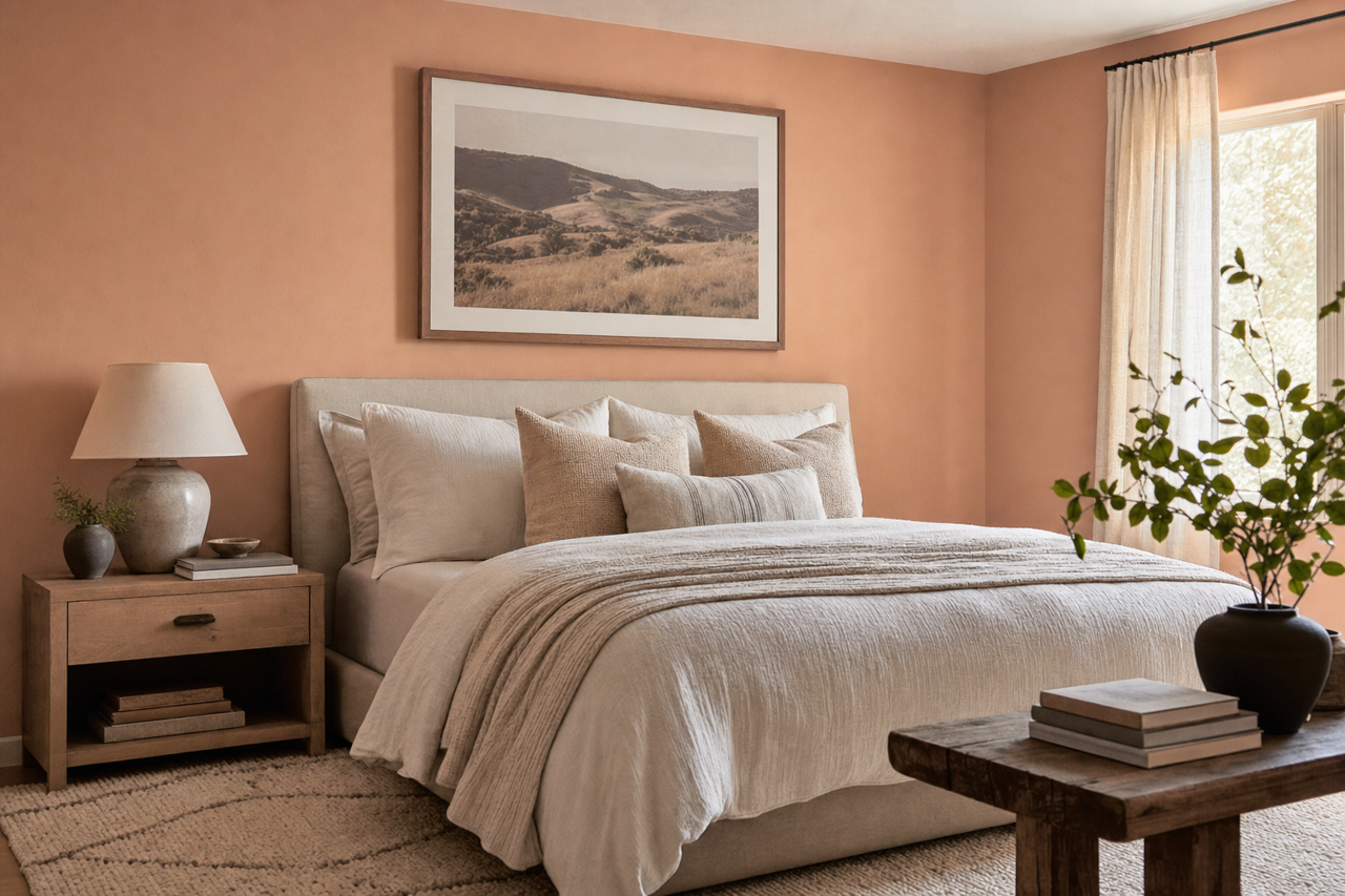 Colorado Clay by Benjamin Moore on interiors