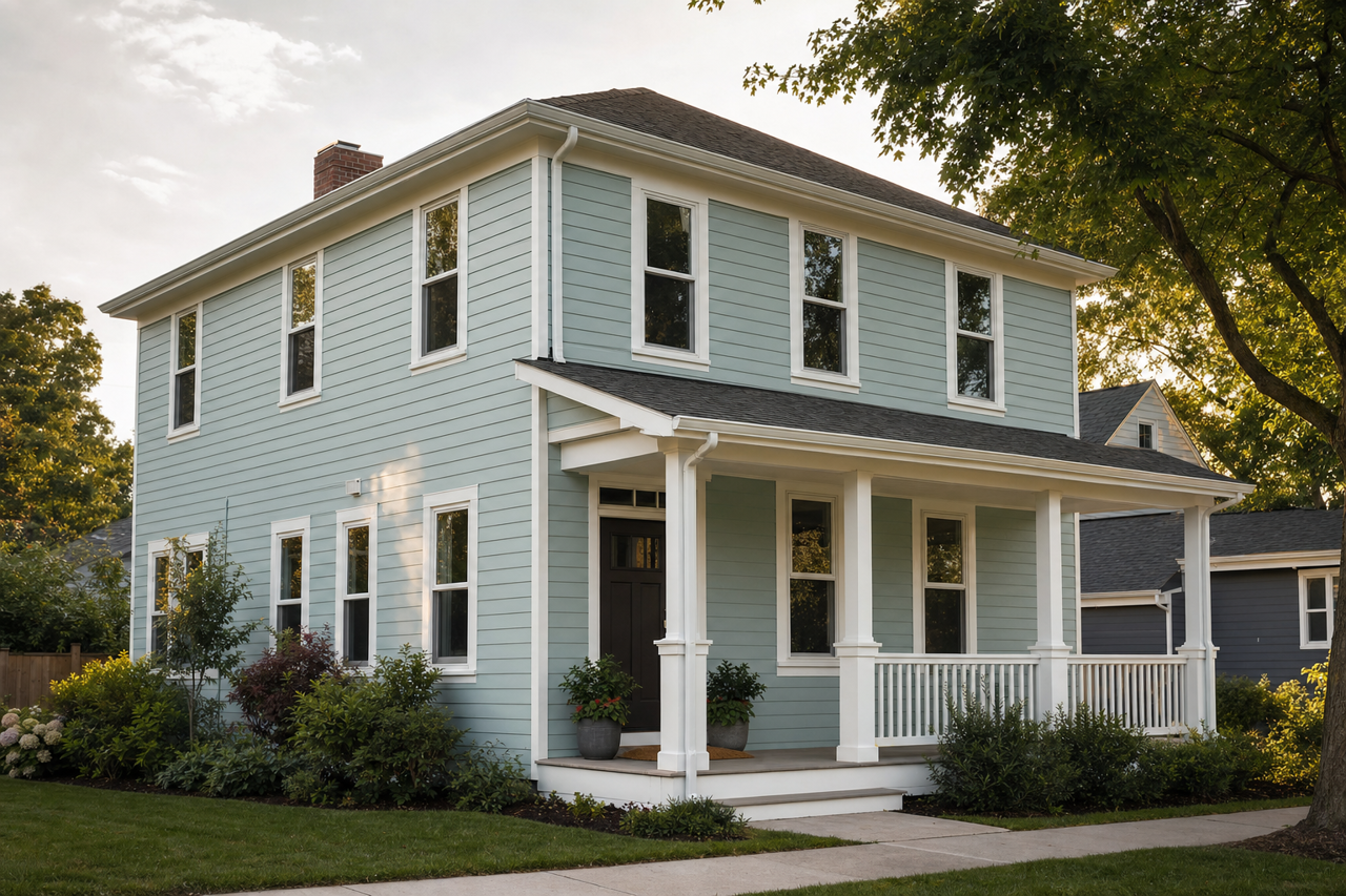 Homestead by Benjamin Moore on exterior