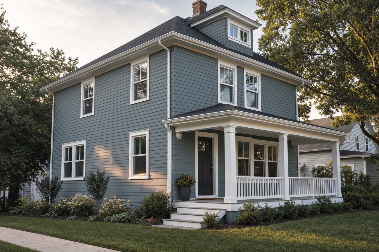 Charlotte Slate by Benjamin Moore on exterior