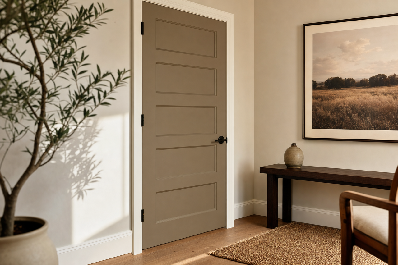 Texas by Benjamin Moore on interior-doors