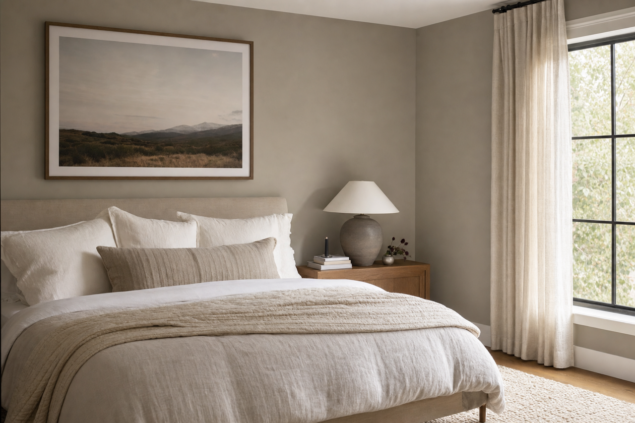 Winter by Benjamin Moore on interiors