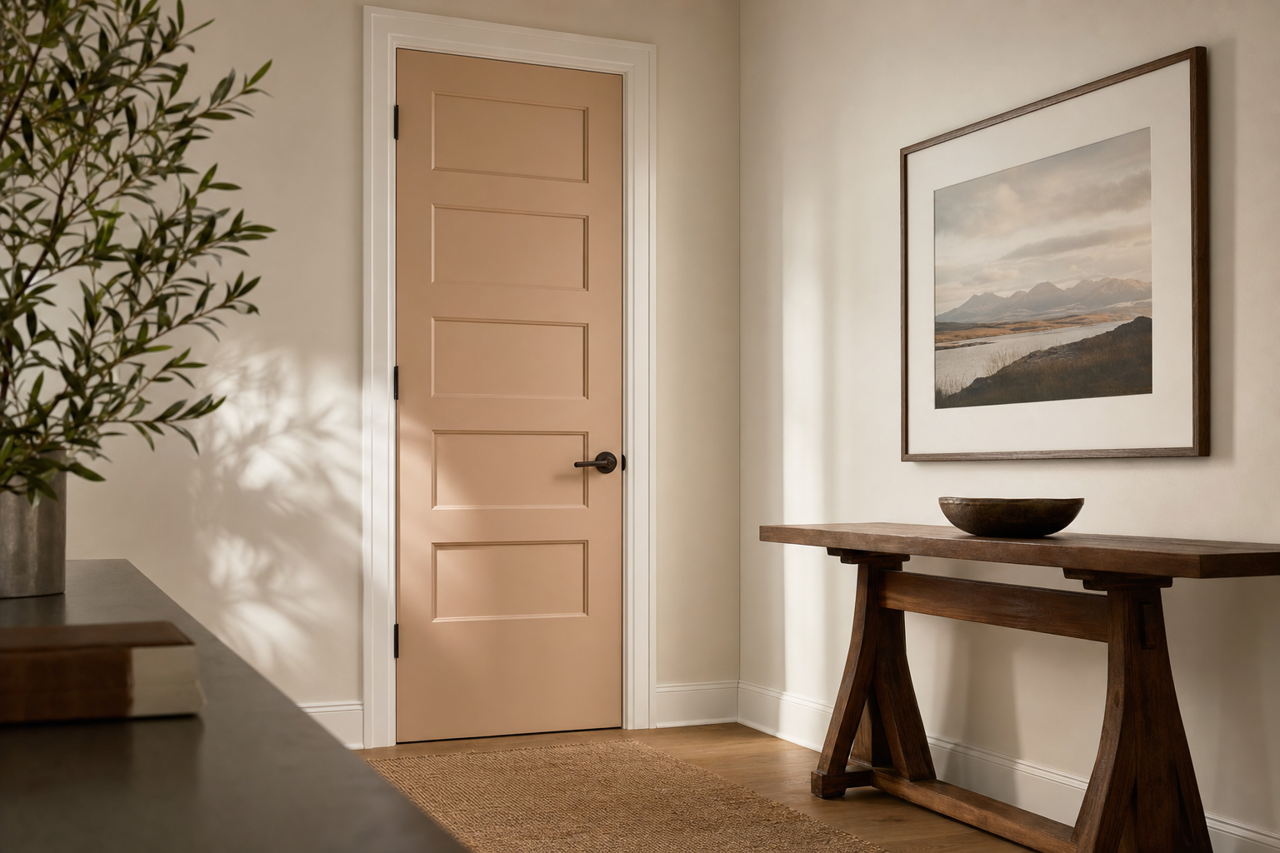 Hot by Benjamin Moore on interior-doors