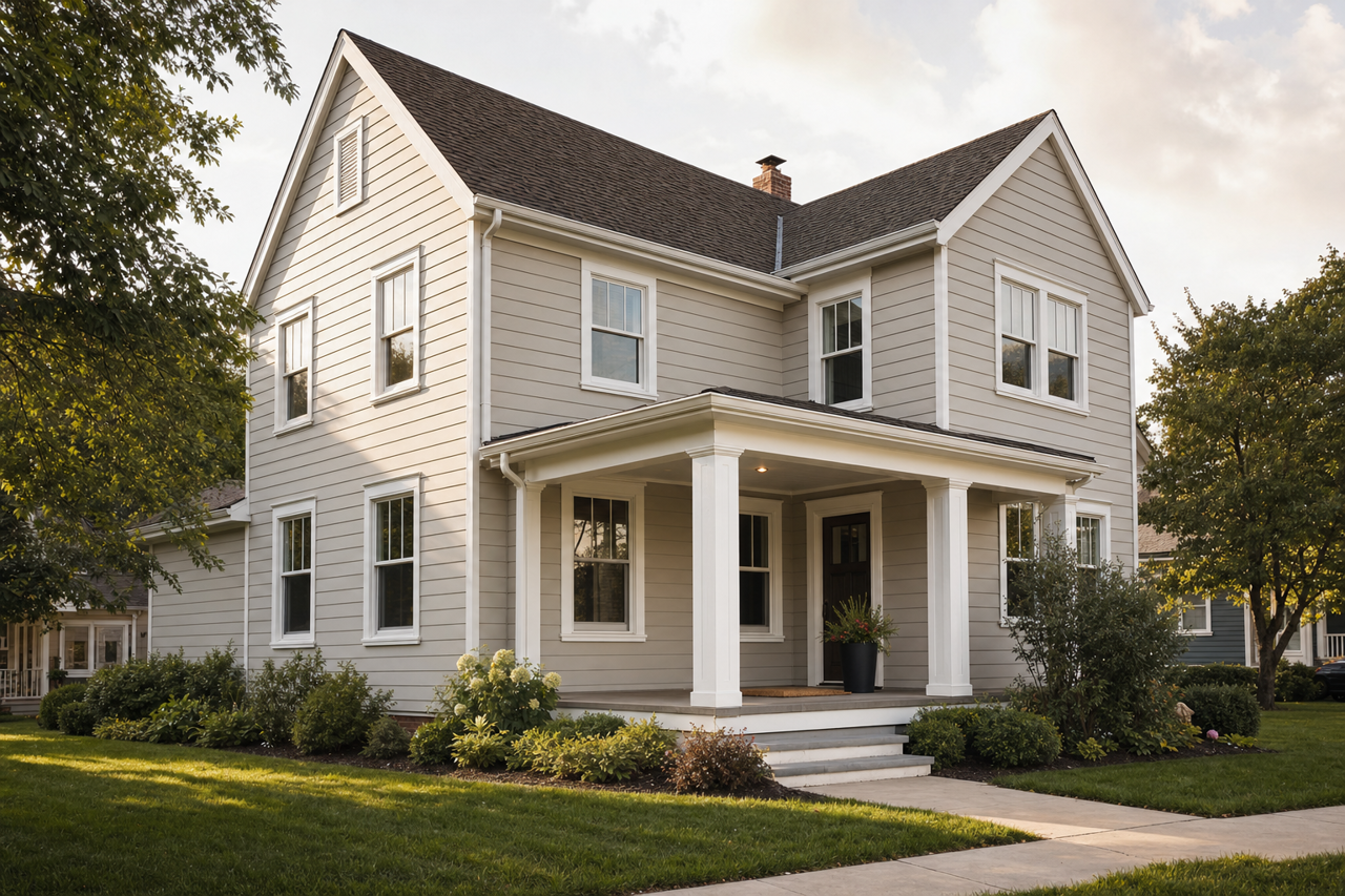Cape by Benjamin Moore on exterior