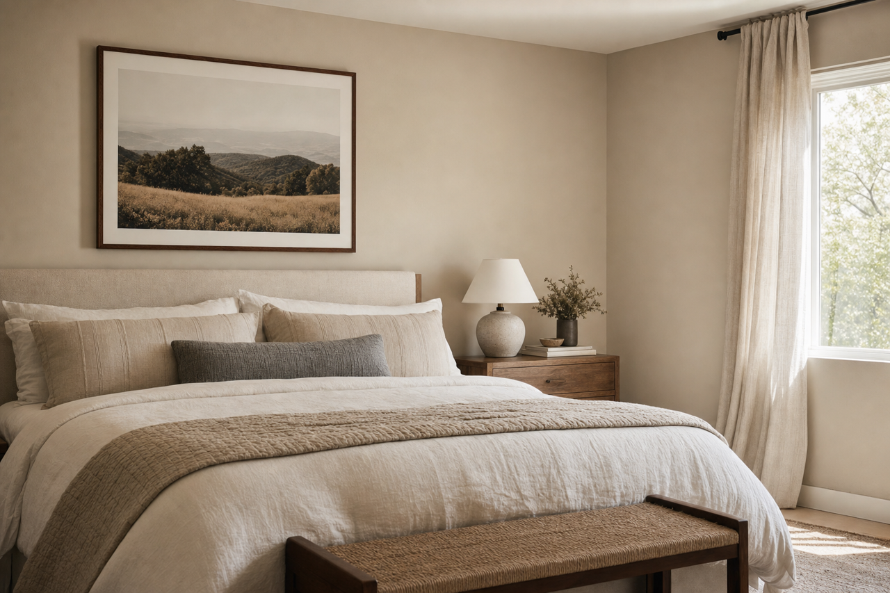 Cape by Benjamin Moore on interiors