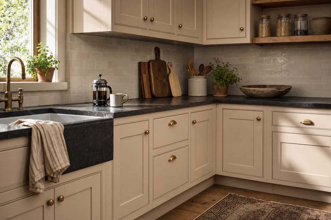 Big by Benjamin Moore on cabinets
