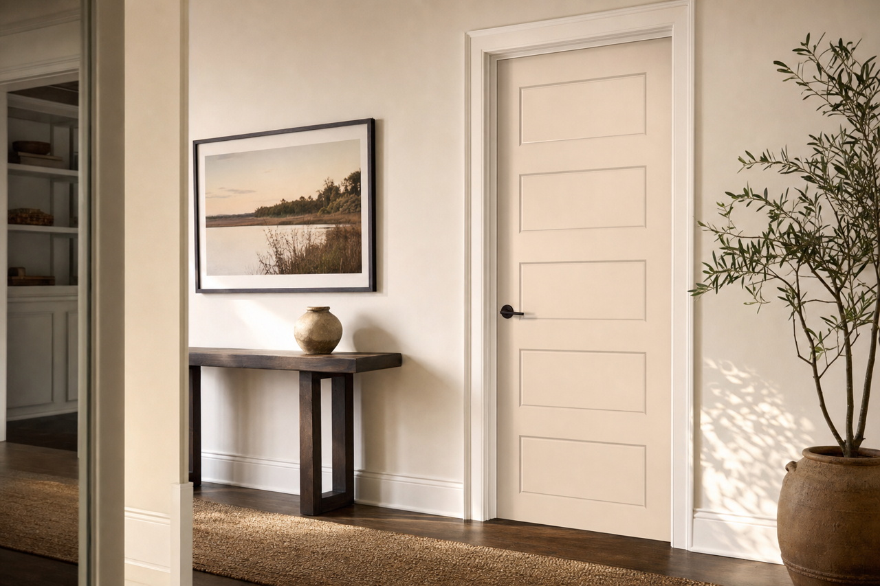 Big by Benjamin Moore on interior-doors
