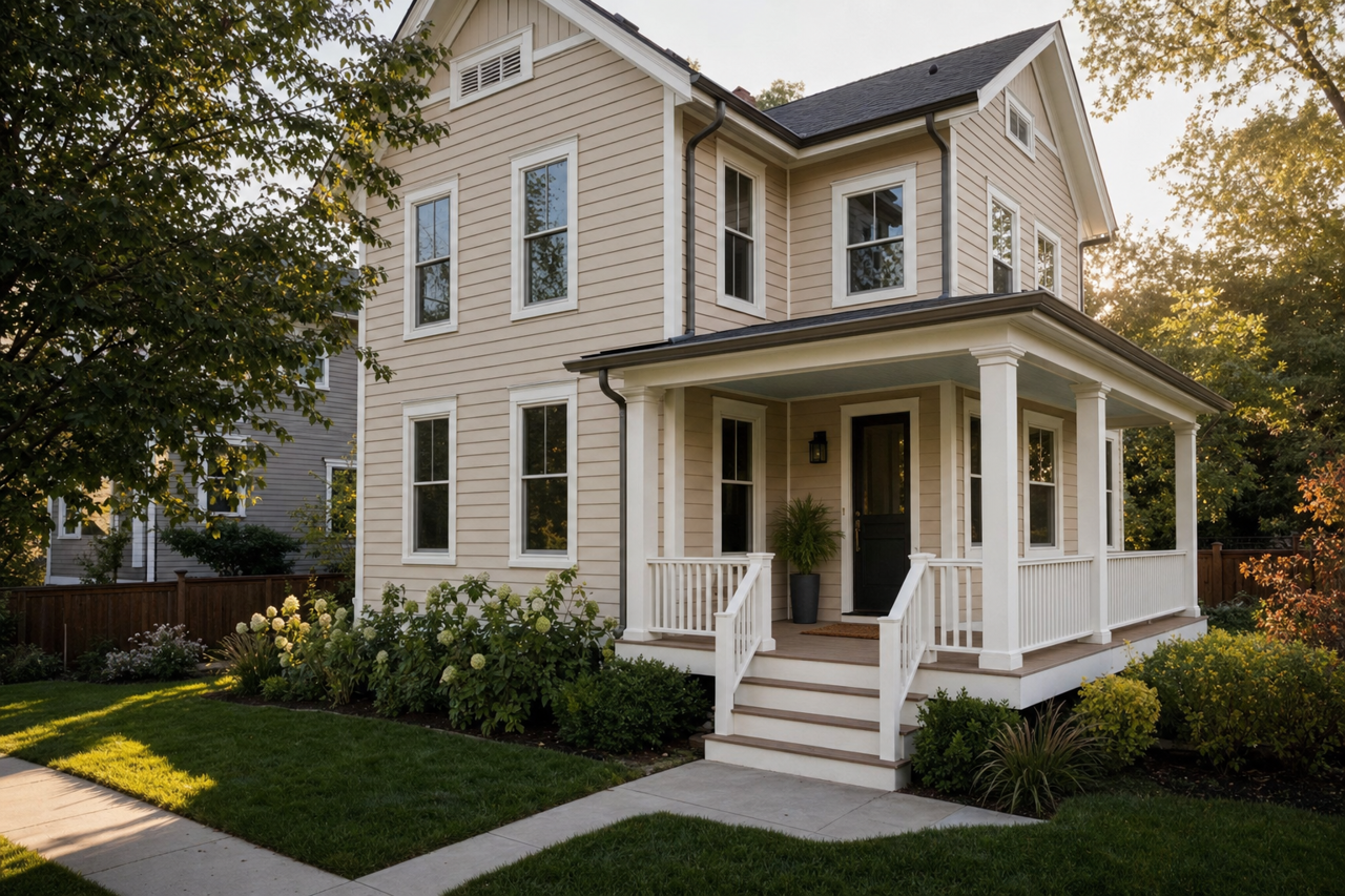 North by Benjamin Moore on exterior