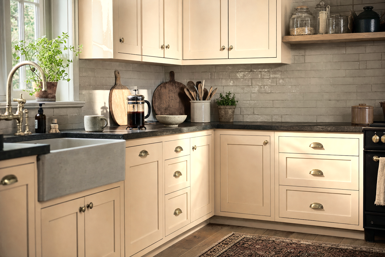 Yosemite by Benjamin Moore on cabinets
