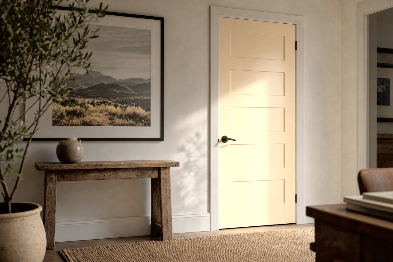 Yosemite by Benjamin Moore on interior-doors