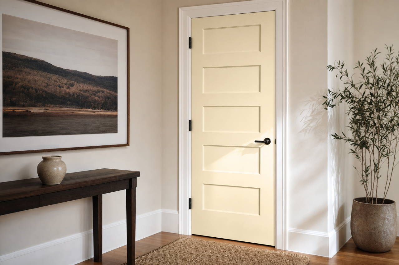 AC-adia by Benjamin Moore on interior-doors